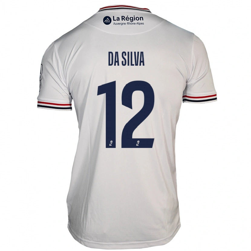 Danxen Män Damien Da Silva #12 Vit Bortatröja Matchtröjor 2024/25 Tröjor T-Tröja