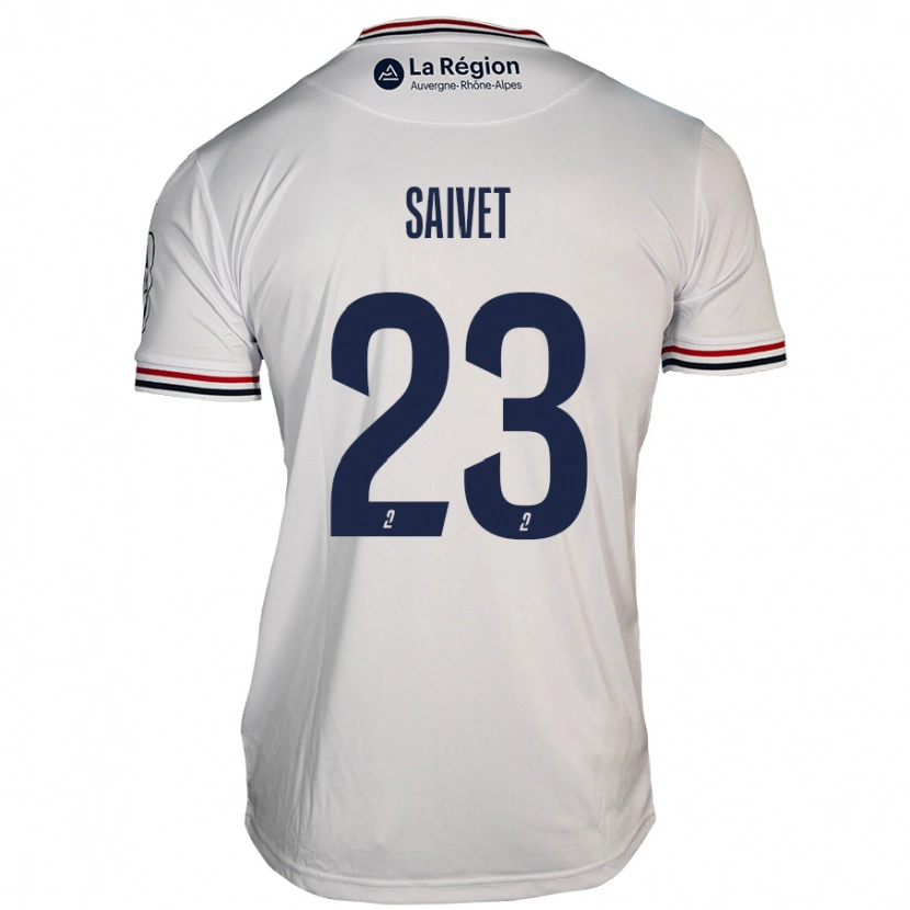 Danxen Män Henri Saivet #23 Vit Bortatröja Matchtröjor 2024/25 Tröjor T-Tröja