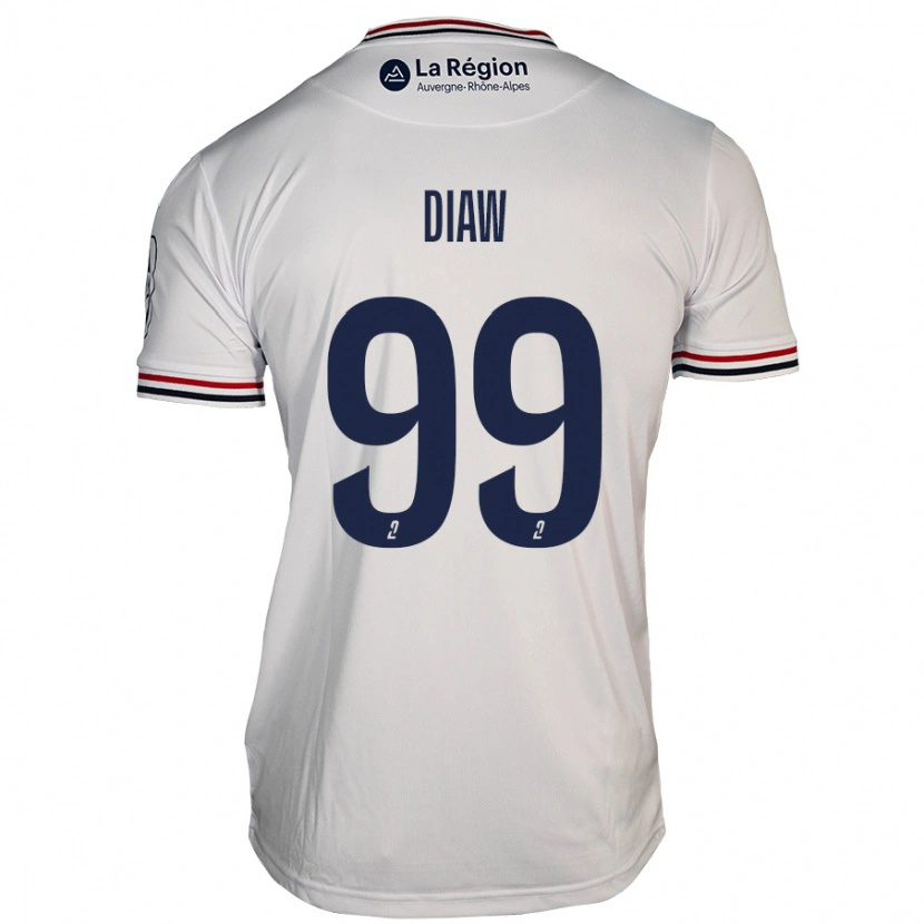 Danxen Män Mory Diaw #99 Vit Bortatröja Matchtröjor 2024/25 Tröjor T-Tröja