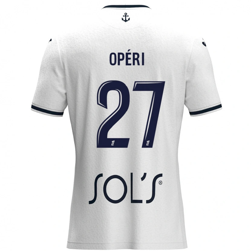 Danxen Män Christopher Operi #27 Vit Mörkblå Bortatröja Matchtröjor 2024/25 Tröjor T-Tröja