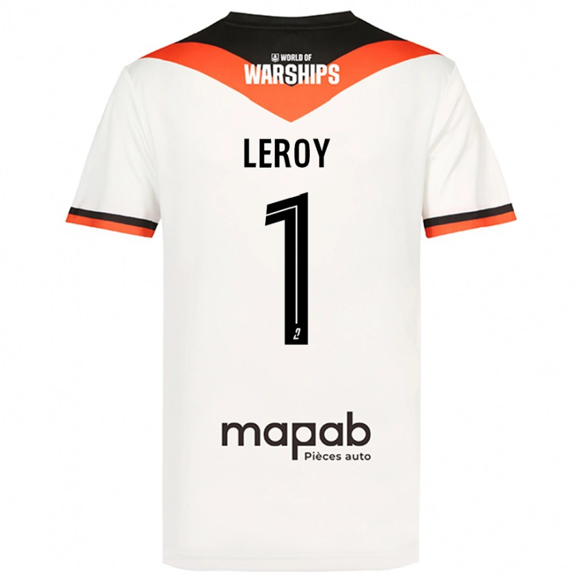Danxen Män Benjamin Leroy #1 Vit Bortatröja Matchtröjor 2024/25 Tröjor T-Tröja