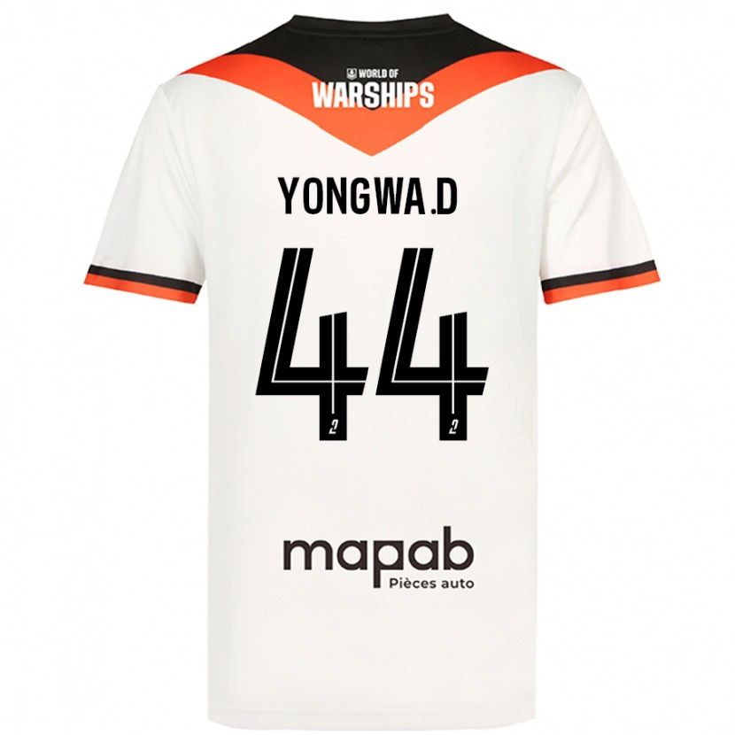 Danxen Män Darlin Yongwa #44 Vit Bortatröja Matchtröjor 2024/25 Tröjor T-Tröja