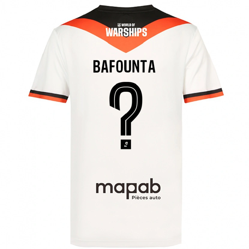 Danxen Män Kamal Bafounta #0 Vit Bortatröja Matchtröjor 2024/25 Tröjor T-Tröja