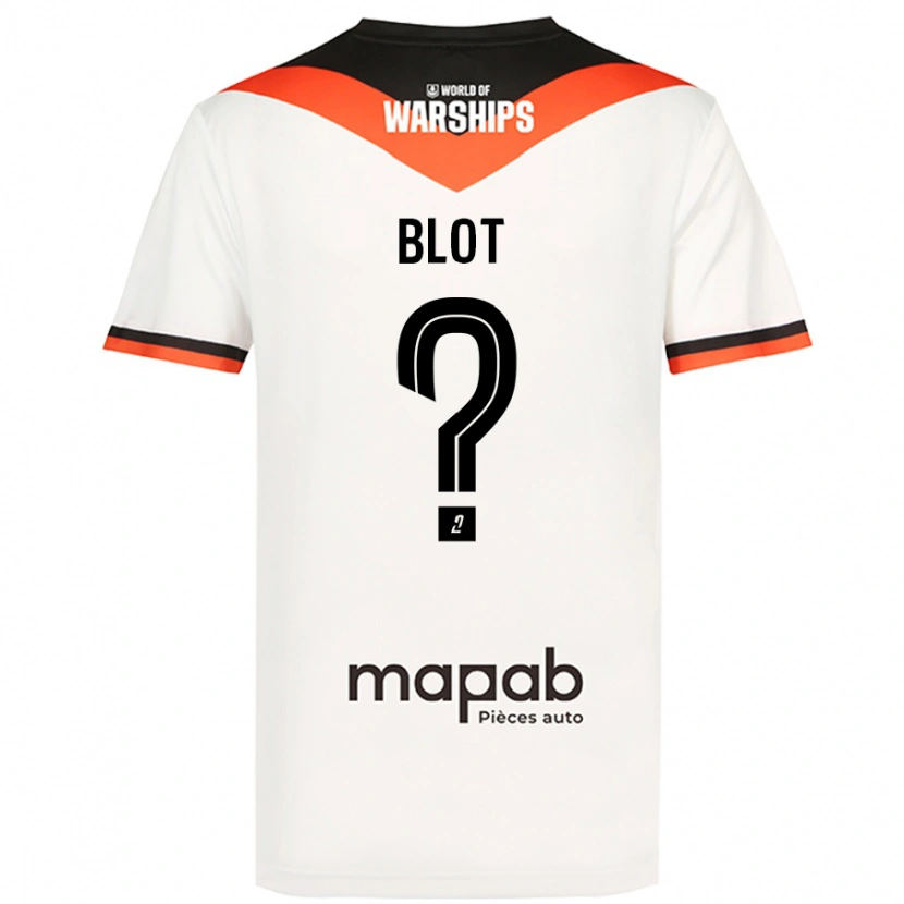 Danxen Män Enzo Blot #0 Vit Bortatröja Matchtröjor 2024/25 Tröjor T-Tröja