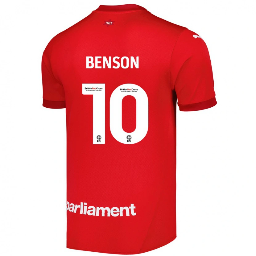 Danxen Kvinnor Josh Benson #10 Röd Hemmatröja Matchtröjor 2024/25 Tröjor T-Tröja