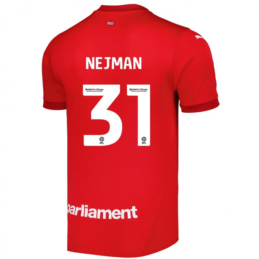Danxen Kvinnor Harrison Nejman #31 Röd Hemmatröja Matchtröjor 2024/25 Tröjor T-Tröja