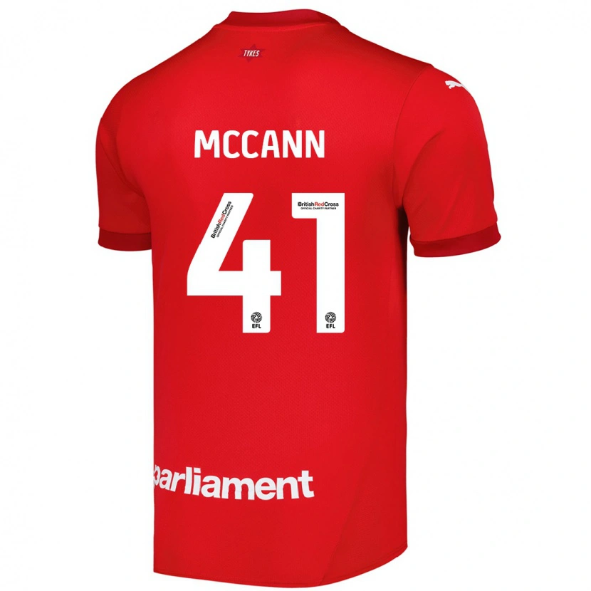 Danxen Kvinnor Bayley Mccann #41 Röd Hemmatröja Matchtröjor 2024/25 Tröjor T-Tröja