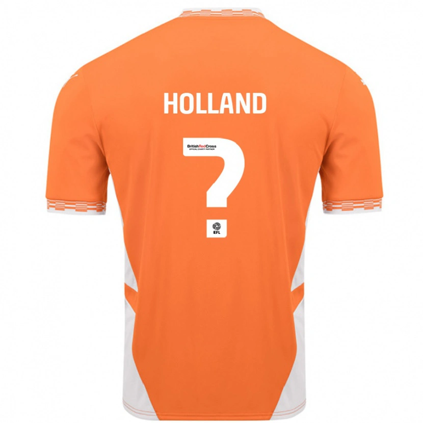 Danxen Kvinnor Bella Holland #0 Orange Vit Hemmatröja Matchtröjor 2024/25 Tröjor T-Tröja