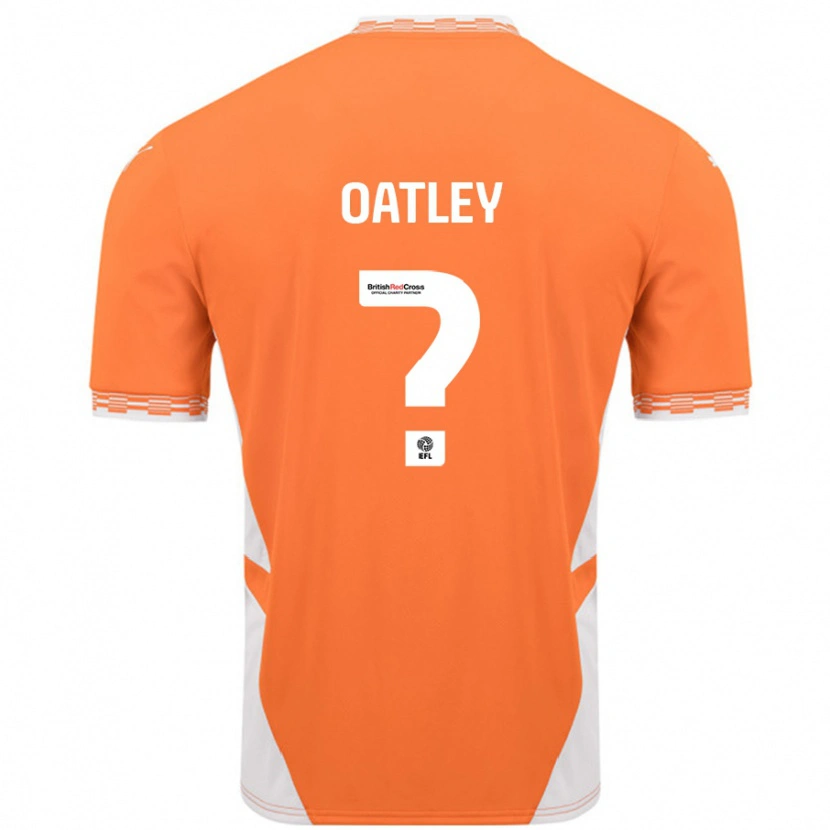 Danxen Kvinnor Lauren Oatley #0 Orange Vit Hemmatröja Matchtröjor 2024/25 Tröjor T-Tröja
