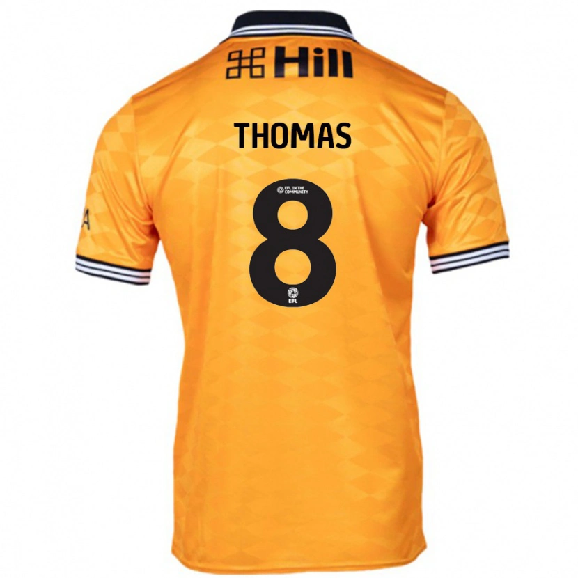 Danxen Kvinnor George Thomas #8 Orange Hemmatröja Matchtröjor 2024/25 Tröjor T-Tröja