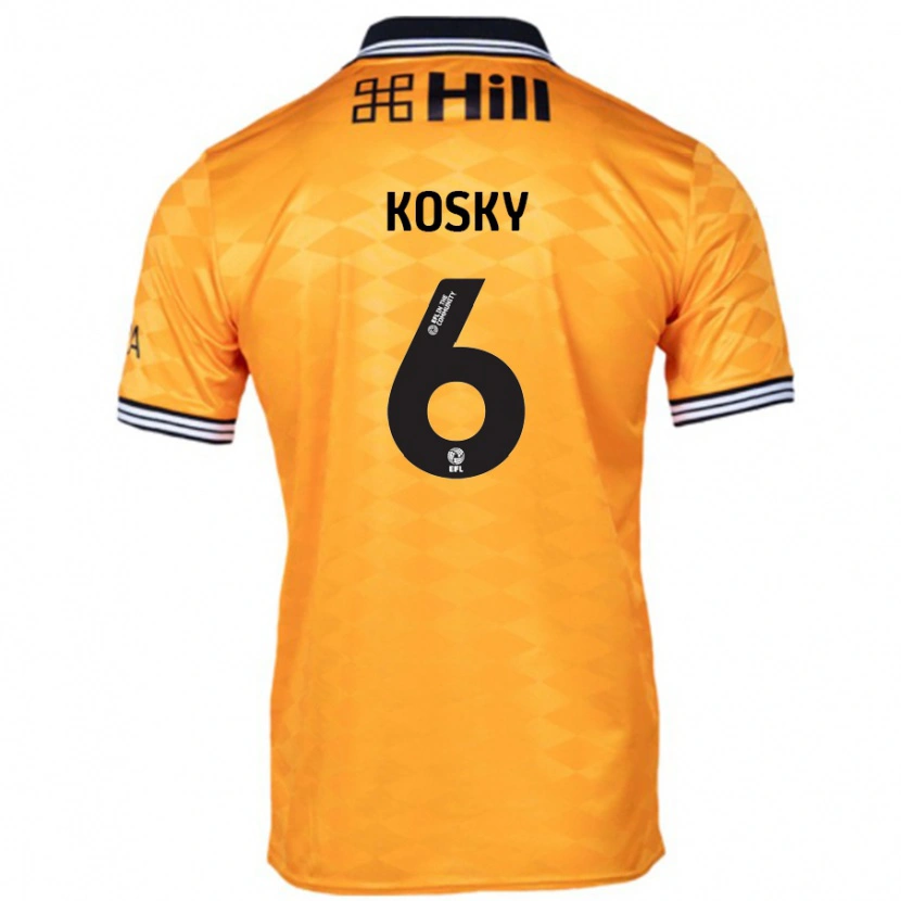 Danxen Kvinnor Rachel Kosky #6 Orange Hemmatröja Matchtröjor 2024/25 Tröjor T-Tröja