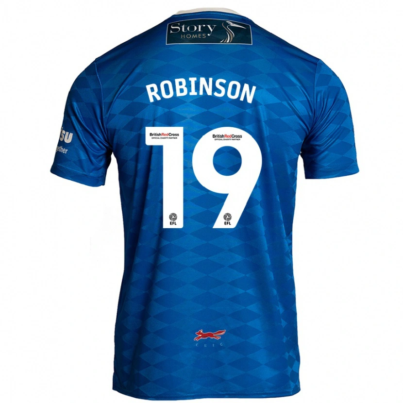 Danxen Kvinnor Jack Robinson #19 Blå Hemmatröja Matchtröjor 2024/25 Tröjor T-Tröja