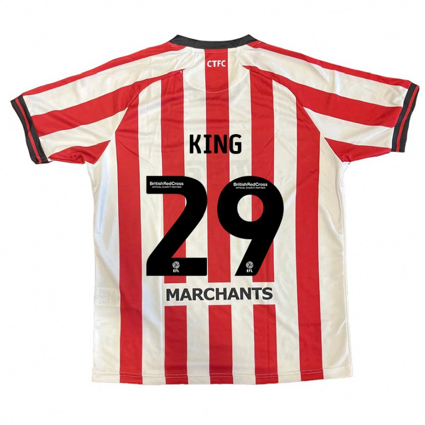 Danxen Kvinnor Tom King #29 Röd Vit Hemmatröja Matchtröjor 2024/25 Tröjor T-Tröja