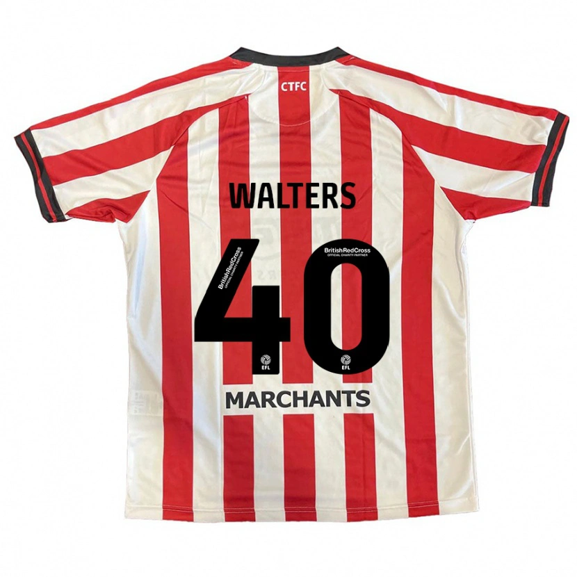 Danxen Kvinnor Cameron Walters #40 Röd Vit Hemmatröja Matchtröjor 2024/25 Tröjor T-Tröja