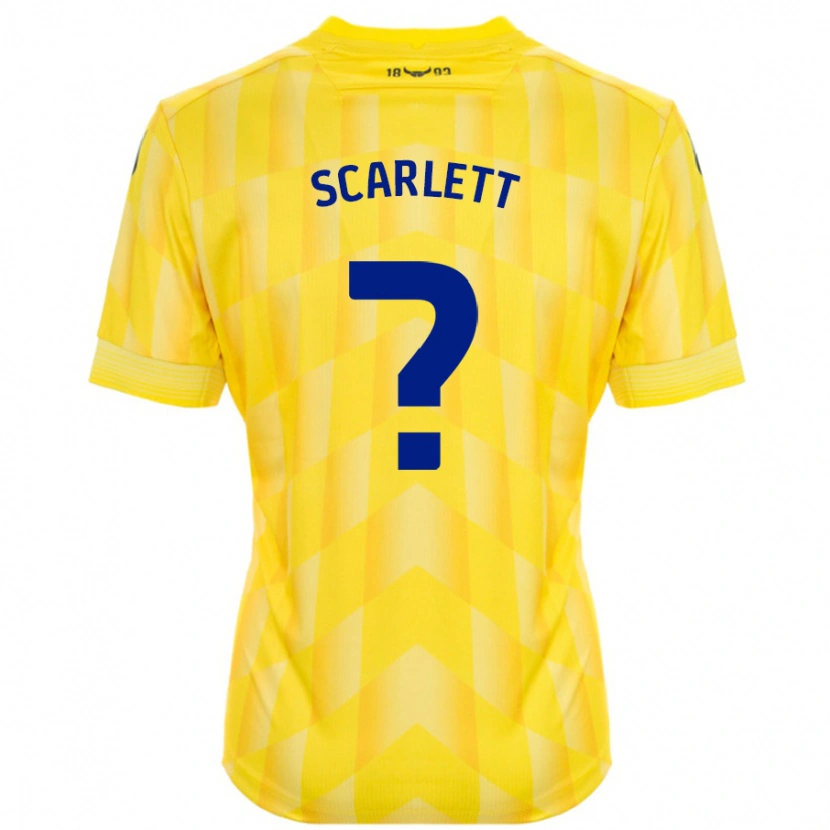 Danxen Kvinnor Dane Scarlett #0 Gul Hemmatröja Matchtröjor 2024/25 Tröjor T-Tröja