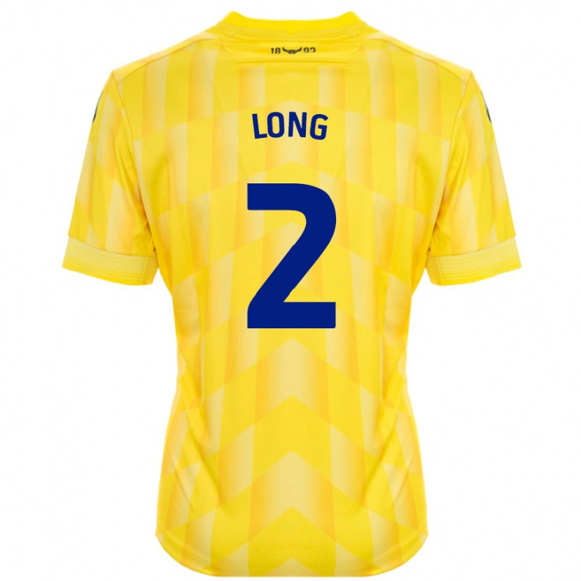 Danxen Kvinnor Sam Long #2 Gul Hemmatröja Matchtröjor 2024/25 Tröjor T-Tröja