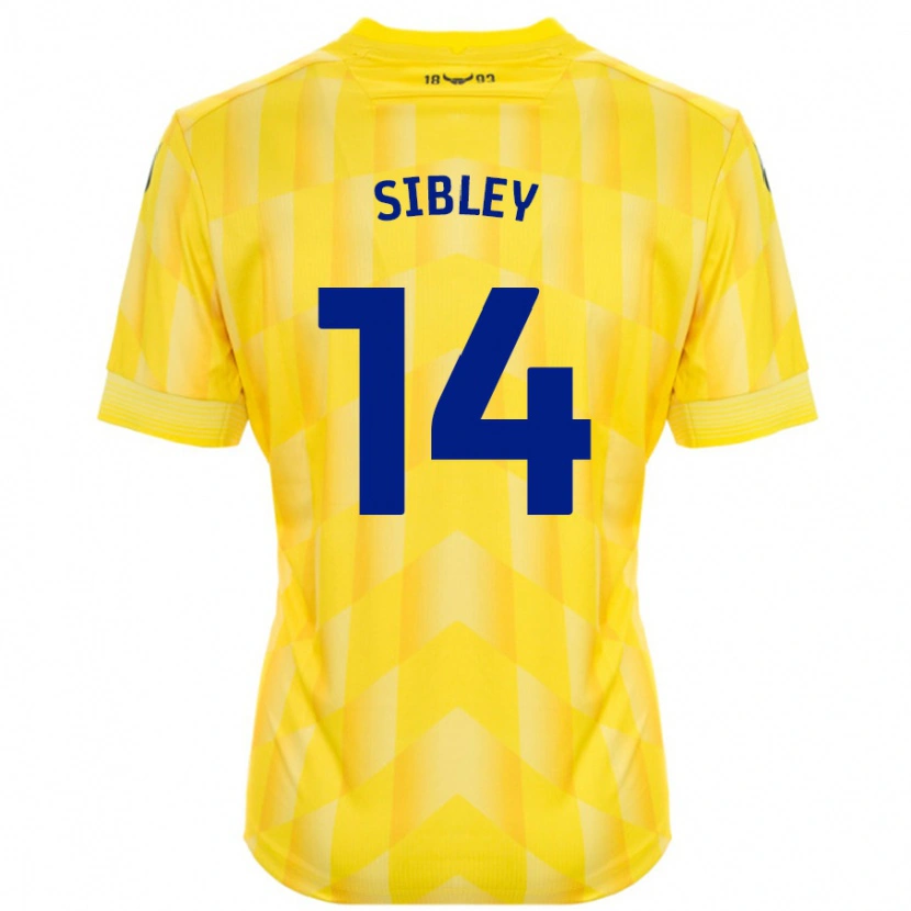 Danxen Kvinnor Louie Sibley #14 Gul Hemmatröja Matchtröjor 2024/25 Tröjor T-Tröja