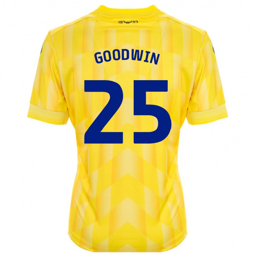 Danxen Kvinnor Will Goodwin #25 Gul Hemmatröja Matchtröjor 2024/25 Tröjor T-Tröja