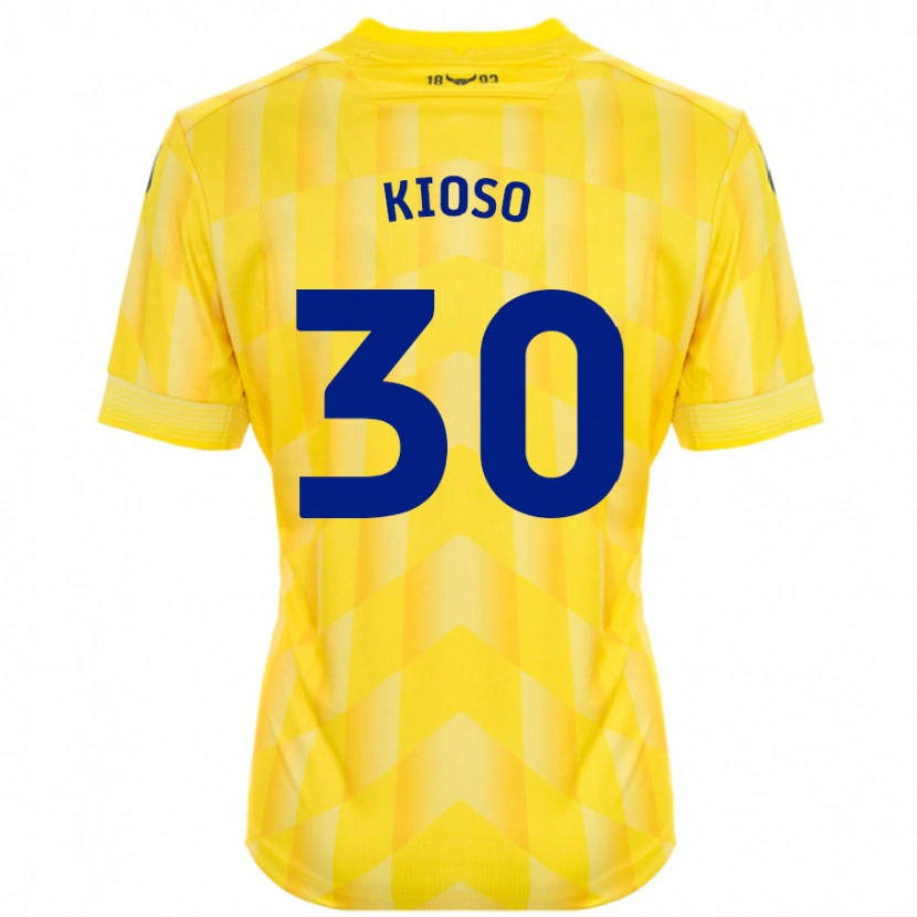Danxen Kvinnor Peter Kioso #30 Gul Hemmatröja Matchtröjor 2024/25 Tröjor T-Tröja