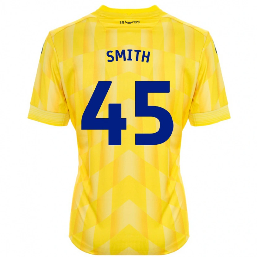 Danxen Kvinnor Max Smith #45 Gul Hemmatröja Matchtröjor 2024/25 Tröjor T-Tröja