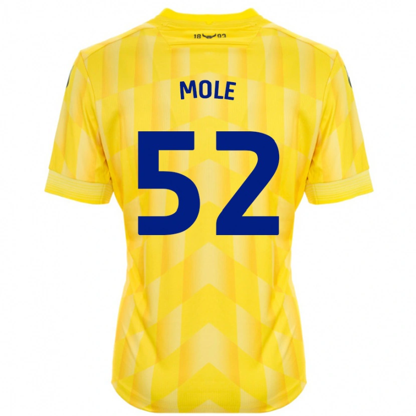 Danxen Kvinnor Harrison Mole #52 Gul Hemmatröja Matchtröjor 2024/25 Tröjor T-Tröja