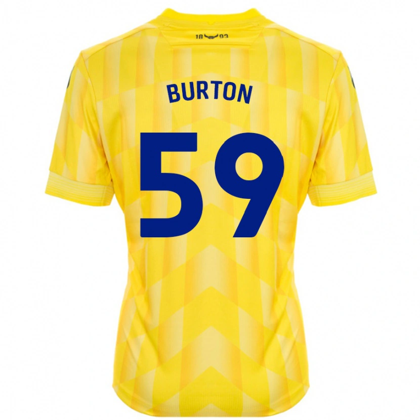 Danxen Kvinnor Kasway Burton #59 Gul Hemmatröja Matchtröjor 2024/25 Tröjor T-Tröja