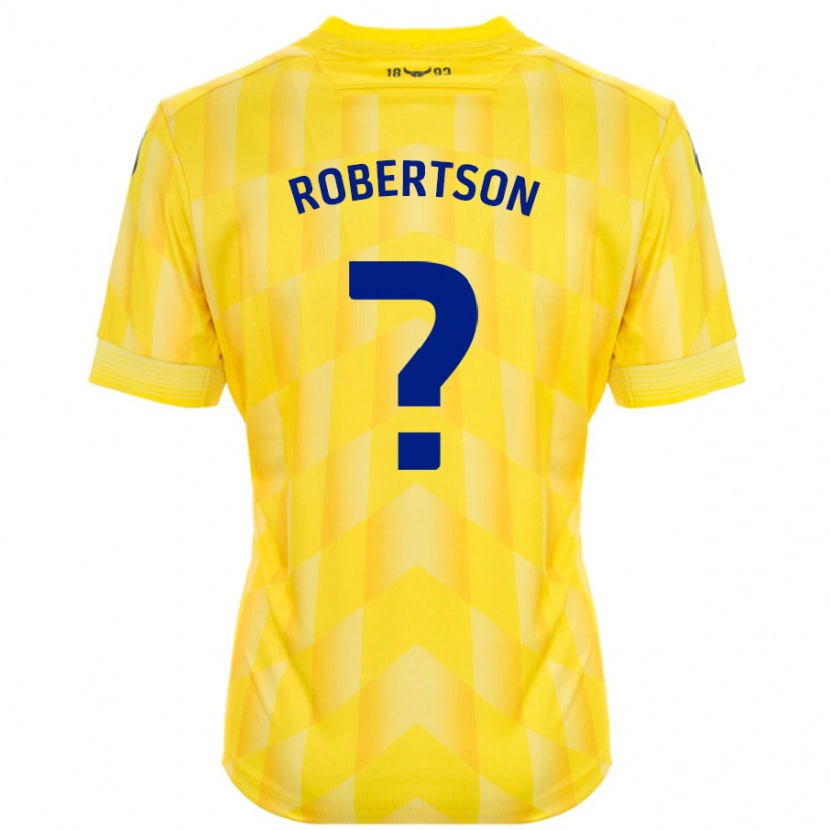 Danxen Kvinnor Maddie Robertson #0 Gul Hemmatröja Matchtröjor 2024/25 Tröjor T-Tröja