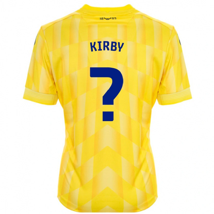 Danxen Kvinnor Ellie Kirby #0 Gul Hemmatröja Matchtröjor 2024/25 Tröjor T-Tröja