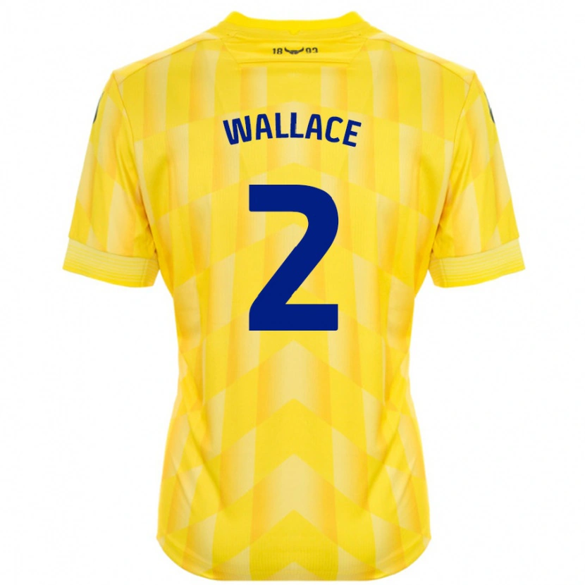 Danxen Kvinnor Emily Wallace #2 Gul Hemmatröja Matchtröjor 2024/25 Tröjor T-Tröja