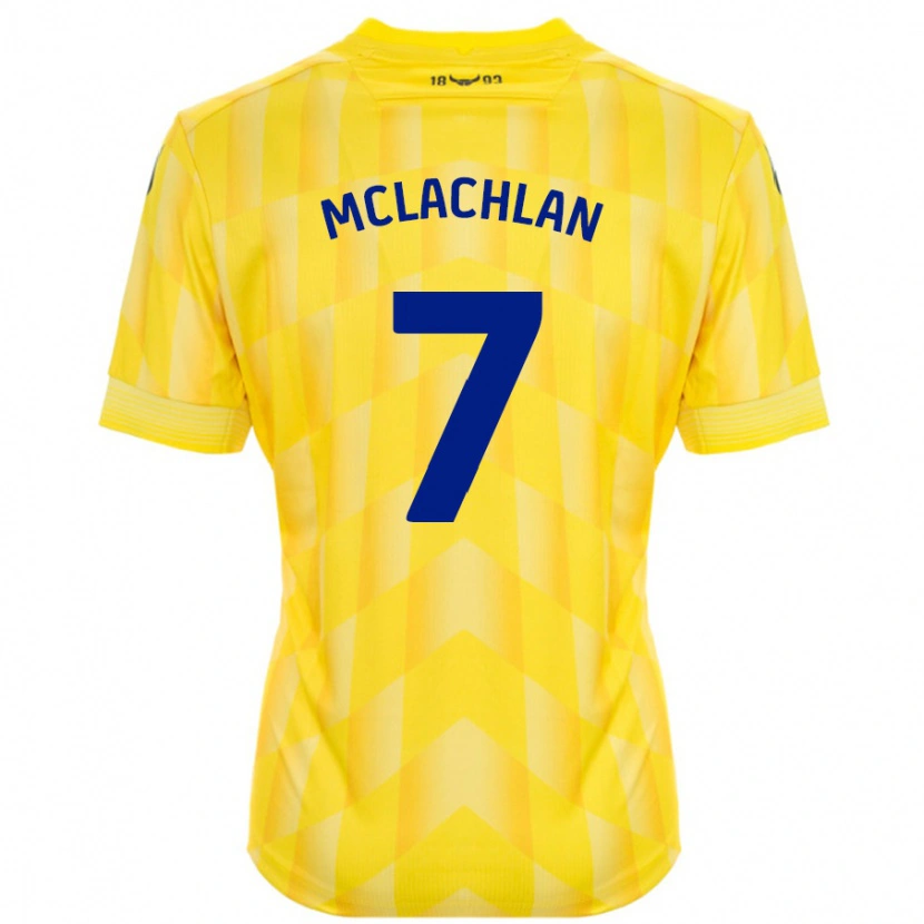Danxen Kvinnor Daisy Mclachlan #7 Gul Hemmatröja Matchtröjor 2024/25 Tröjor T-Tröja