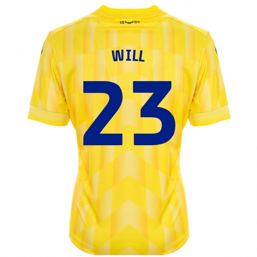 Danxen Kvinnor Merrick Will #23 Gul Hemmatröja Matchtröjor 2024/25 Tröjor T-Tröja