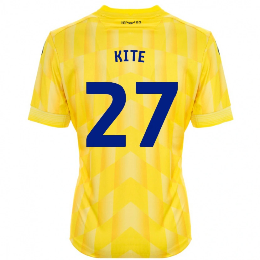 Danxen Kvinnor Rose Kite #27 Gul Hemmatröja Matchtröjor 2024/25 Tröjor T-Tröja