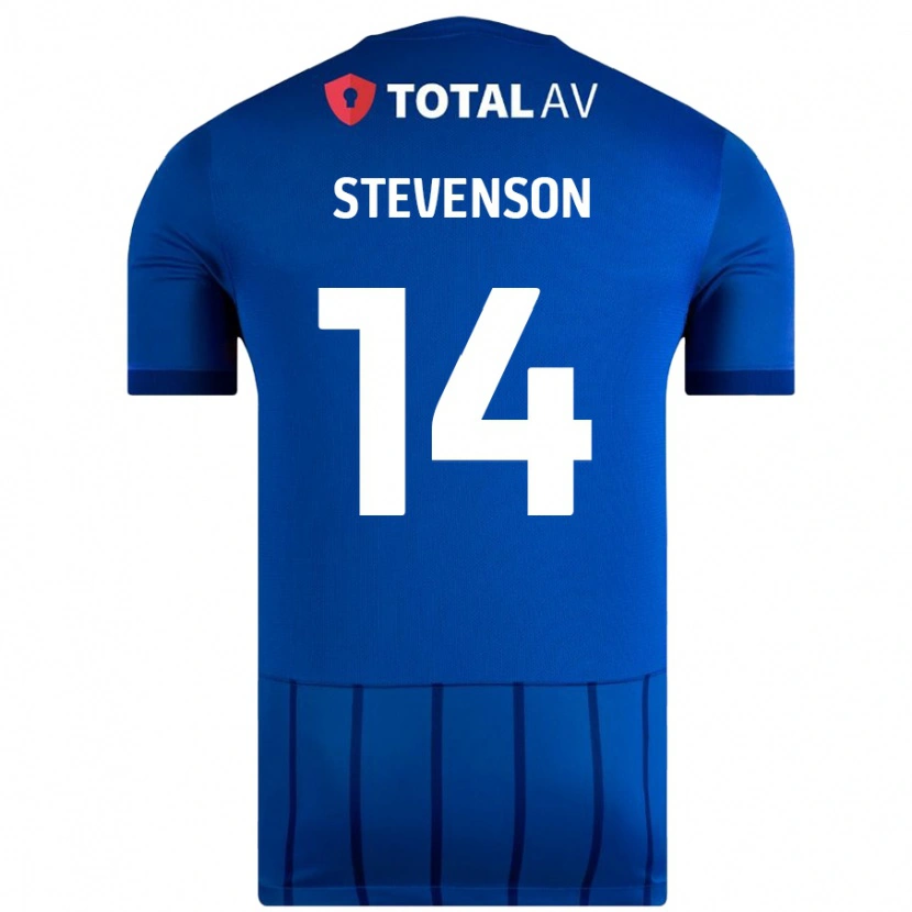 Danxen Kvinnor Ben Stevenson #14 Blå Hemmatröja Matchtröjor 2024/25 Tröjor T-Tröja