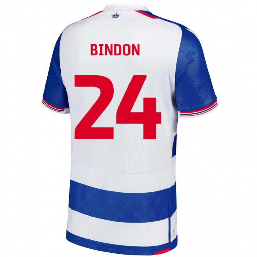 Danxen Kvinnor Tyler Bindon #24 Blå Vit Hemmatröja Matchtröjor 2024/25 Tröjor T-Tröja