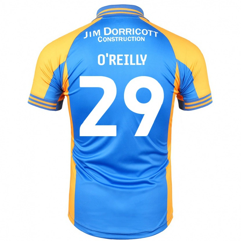 Danxen Kvinnor Tommi O'reilly #29 Blå Bärnsten Hemmatröja Matchtröjor 2024/25 Tröjor T-Tröja