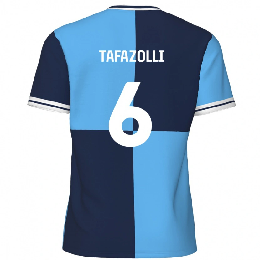 Danxen Kvinnor Ryan Tafazolli #6 Himmelsblå Mörkblå Hemmatröja Matchtröjor 2024/25 Tröjor T-Tröja