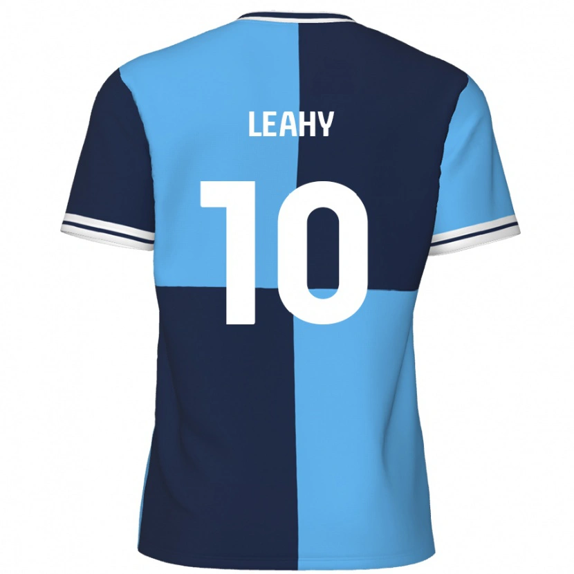 Danxen Kvinnor Luke Leahy #10 Himmelsblå Mörkblå Hemmatröja Matchtröjor 2024/25 Tröjor T-Tröja