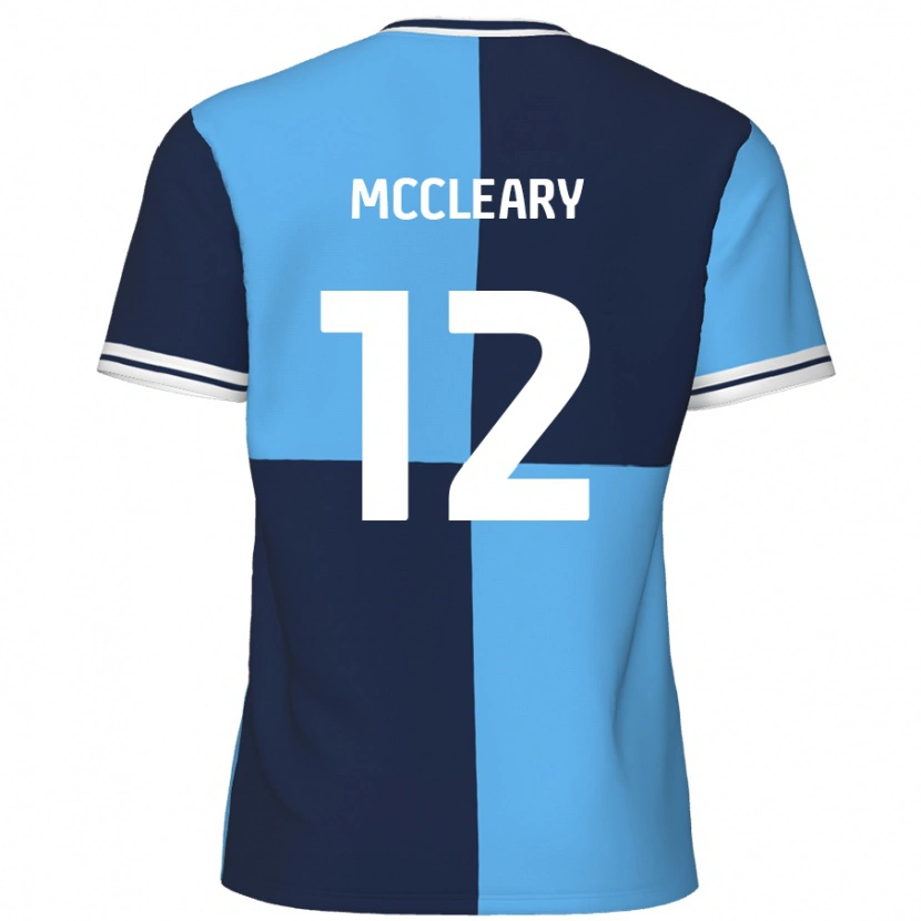 Danxen Kvinnor Garath Mccleary #12 Himmelsblå Mörkblå Hemmatröja Matchtröjor 2024/25 Tröjor T-Tröja