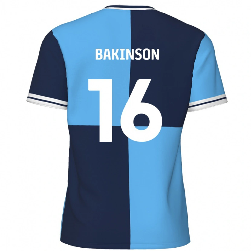 Danxen Kvinnor Tyreeq Bakinson #16 Himmelsblå Mörkblå Hemmatröja Matchtröjor 2024/25 Tröjor T-Tröja