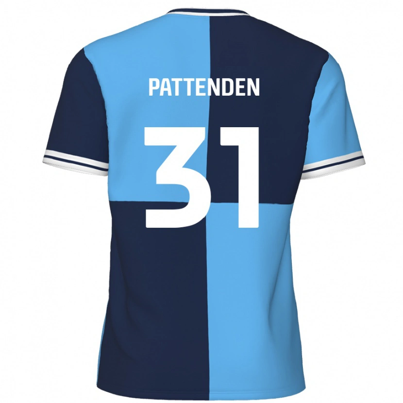 Danxen Kvinnor Jasper Pattenden #31 Himmelsblå Mörkblå Hemmatröja Matchtröjor 2024/25 Tröjor T-Tröja