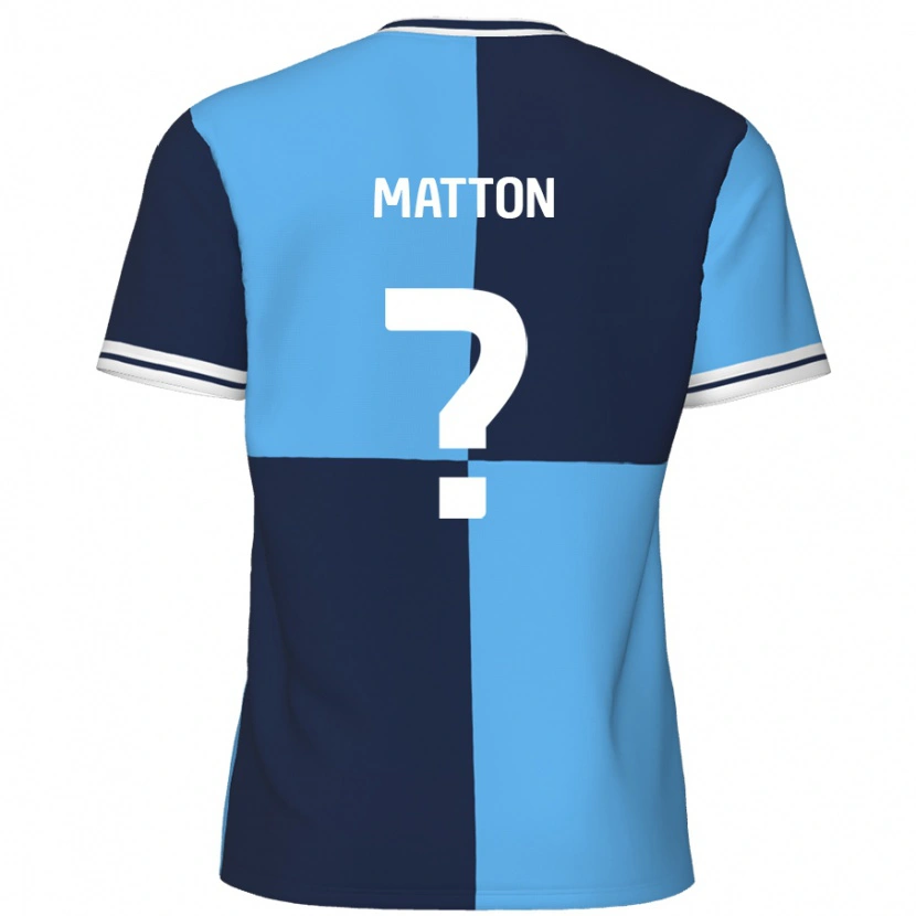 Danxen Kvinnor Jack Matton #0 Himmelsblå Mörkblå Hemmatröja Matchtröjor 2024/25 Tröjor T-Tröja