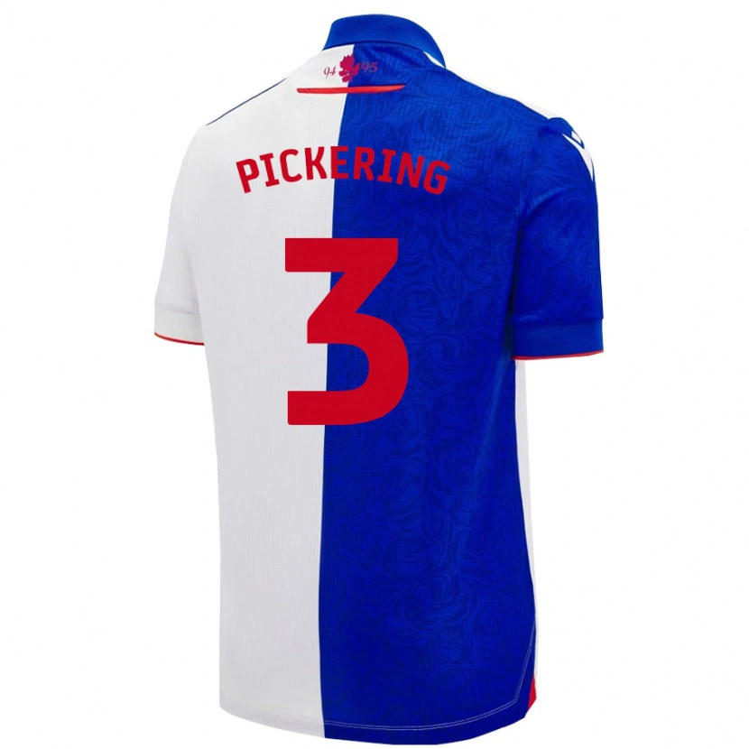 Danxen Kvinnor Harry Pickering #3 Himmelsblå Vit Hemmatröja Matchtröjor 2024/25 Tröjor T-Tröja