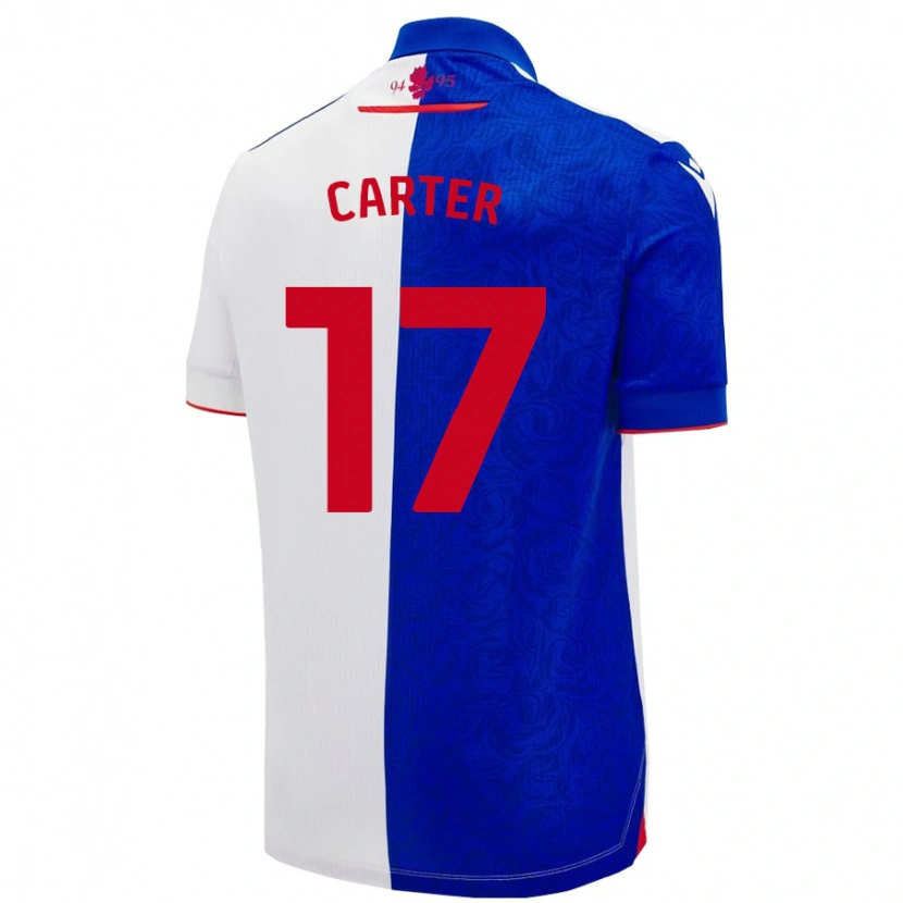 Danxen Kvinnor Hayden Carter #17 Himmelsblå Vit Hemmatröja Matchtröjor 2024/25 Tröjor T-Tröja