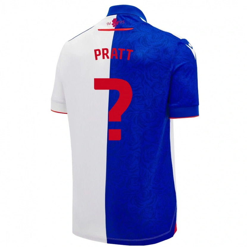 Danxen Kvinnor George Pratt #0 Himmelsblå Vit Hemmatröja Matchtröjor 2024/25 Tröjor T-Tröja