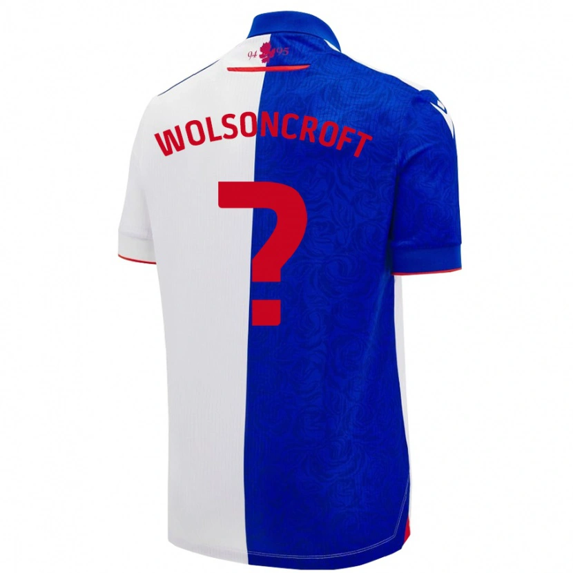 Danxen Kvinnor Blake Wolsoncroft #0 Himmelsblå Vit Hemmatröja Matchtröjor 2024/25 Tröjor T-Tröja