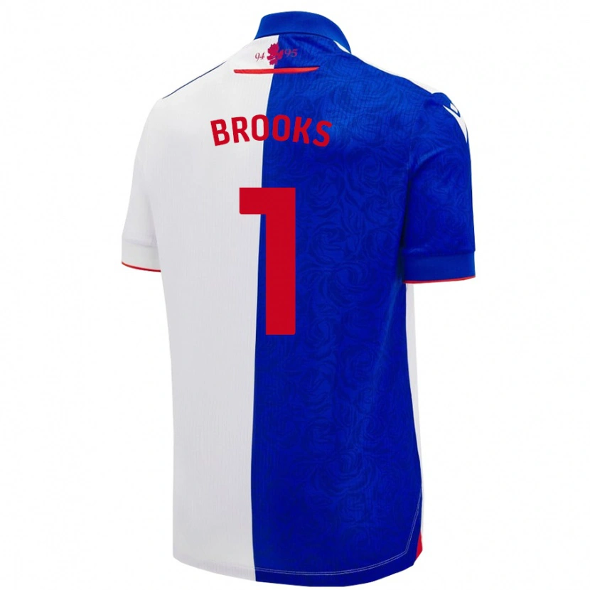 Danxen Kvinnor Alexandra Brooks #1 Himmelsblå Vit Hemmatröja Matchtröjor 2024/25 Tröjor T-Tröja