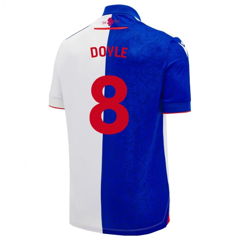 Danxen Kvinnor Emma Doyle #8 Himmelsblå Vit Hemmatröja Matchtröjor 2024/25 Tröjor T-Tröja