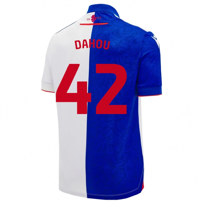 Danxen Kvinnor Jemima Dahou #42 Himmelsblå Vit Hemmatröja Matchtröjor 2024/25 Tröjor T-Tröja