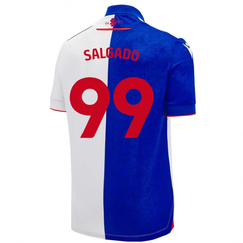 Danxen Kvinnor Shanell Salgado #99 Himmelsblå Vit Hemmatröja Matchtröjor 2024/25 Tröjor T-Tröja