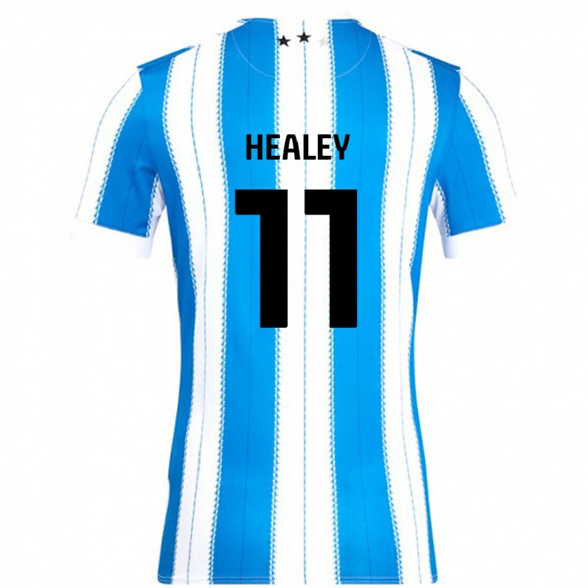 Danxen Kvinnor Rhys Healey #11 Blå Vit Hemmatröja Matchtröjor 2024/25 Tröjor T-Tröja
